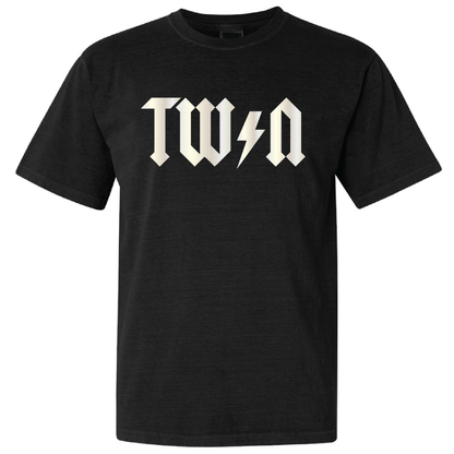 Greek Garment-Dyed T-Shirt, Printed Big Lil Rocker Design - 1717 - CAD