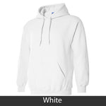 Zeta Sigma Chi Hooded Sweatshirt - Gildan 18500 - TWILL