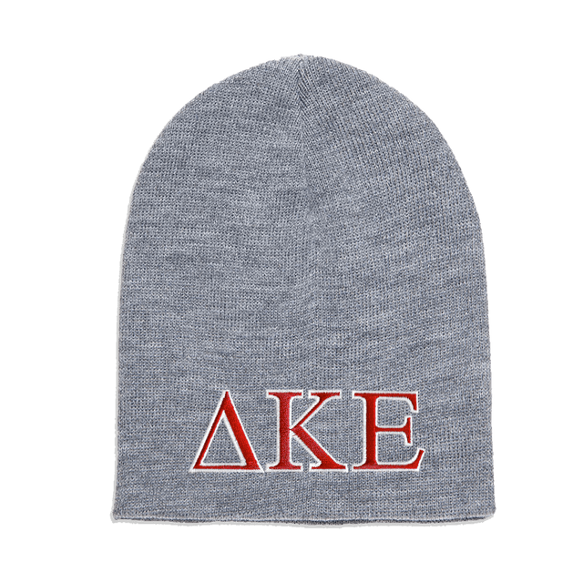 Fraternity Knit Beanie, 2-Color Greek Letters - 1500 - EMB