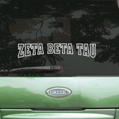 Zeta Beta Tau Stadium Sticker - Angelus Pacific apsc