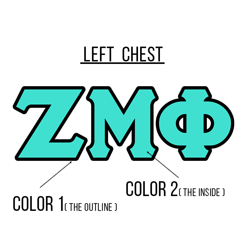 Zeta Mu Phi Crest Hoodie - G185 - SUB