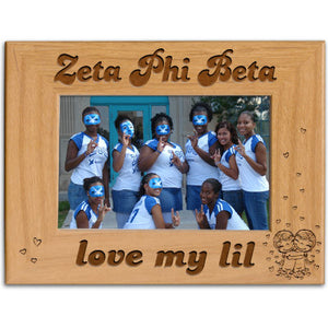 Zeta Phi Beta Love My Lil Picture Frame - PTF157 - LZR