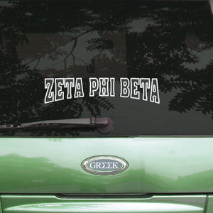 Zeta Phi Beta Stadium Sticker - Angelus Pacific apsc