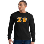 Zeta Psi Long-Sleeve Shirt - G240 - TWILL
