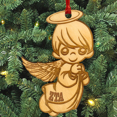 Zeta Tau Alpha Angel Ornament - LZR