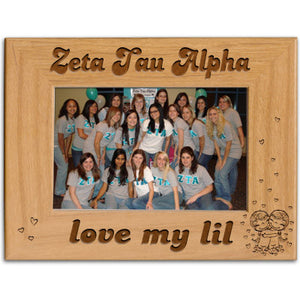 Zeta Tau Alpha Love My Lil Picture Frame - PTF157 - LZR